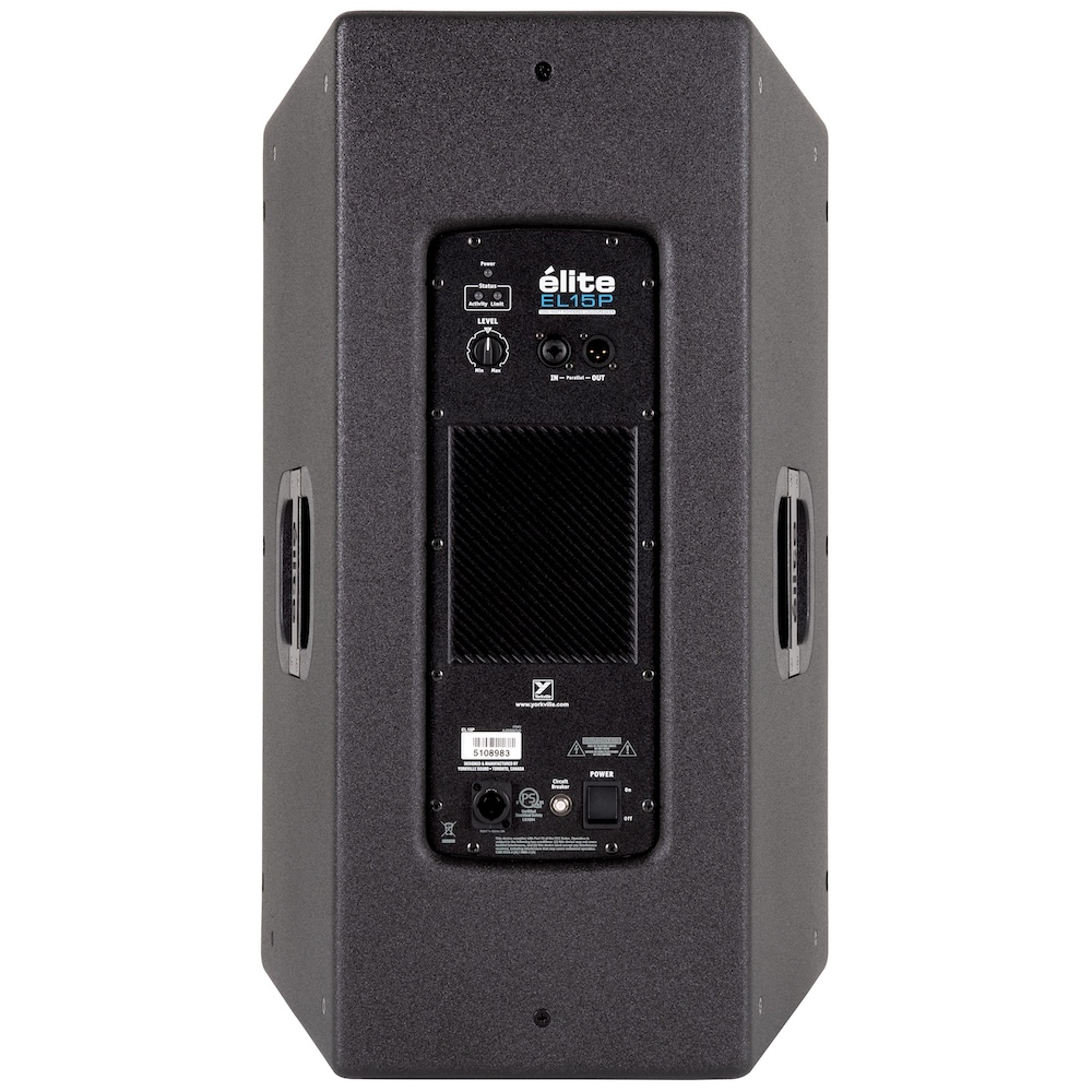 2x Yorkville EL15P Elite High Output Powered Speakers, 2500 watts peak + Gold Roland 25FT XLRS - Image 4