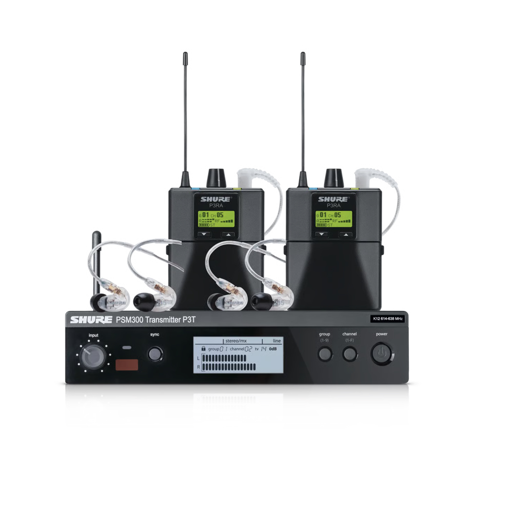 Shure PSM300 Twinpack Pro J13 (P3TRA215TWP) + 2x 3.5mm TRS to XLR-M - Image 5