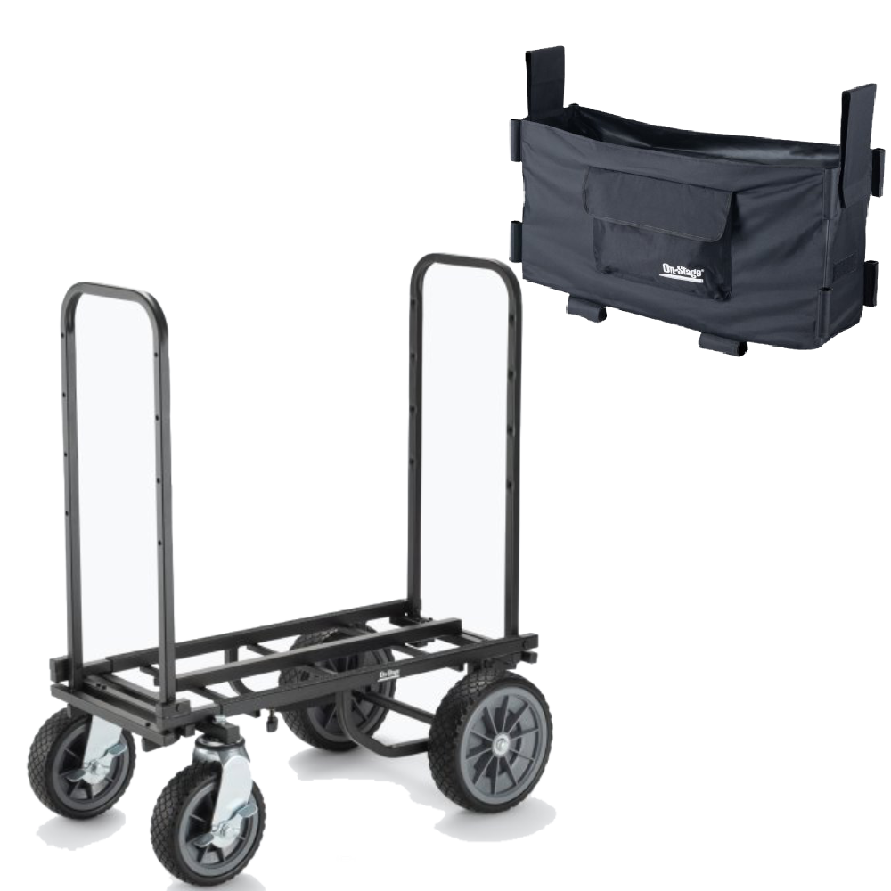 On Stage UTC5500 All-Terrain Utility Cart + Utility Bag