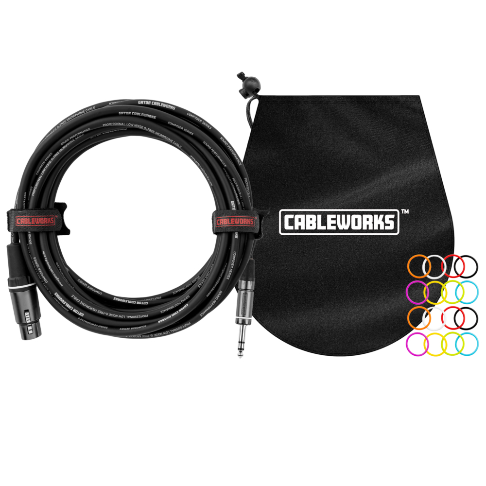 Gator Cableworks Composer Series 10 Foot XLR F to TRS Cable