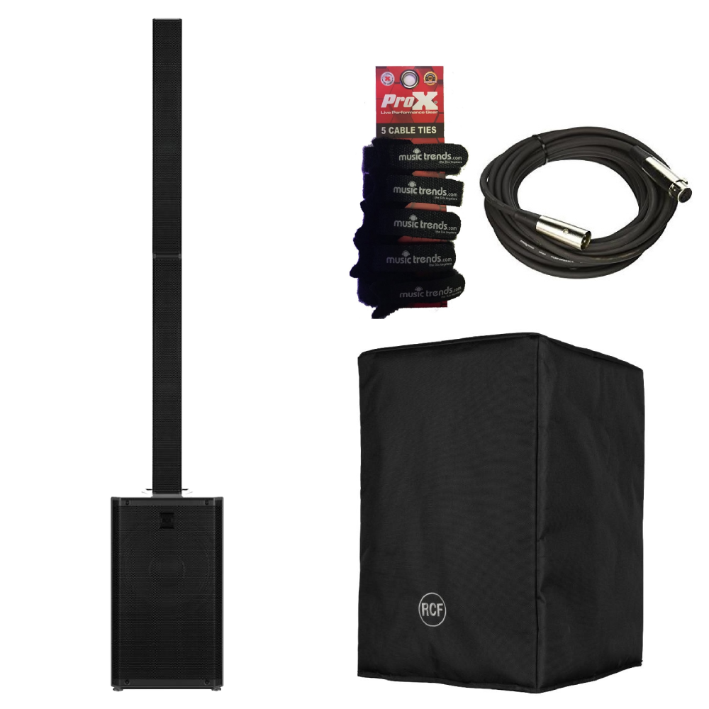 RCF EVOX J11 Active 3500w 12" Three-way Column Array + Cover + XLR