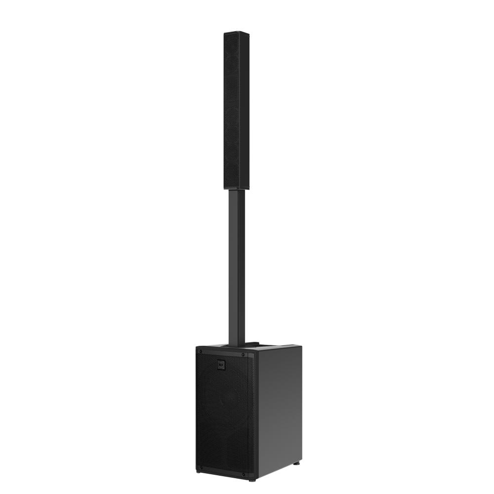 2x RCF EVOX JMIX9 Active 2100w 12" Three-way Column Array with 8 Channel Mixer and Bluetooth + Covers + XLRs - Image 2
