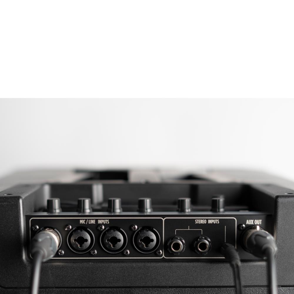 2x RCF EVOX JMIX9 Active 2100w 12" Three-way Column Array with 8 Channel Mixer and Bluetooth + Covers + XLRs - Image 6