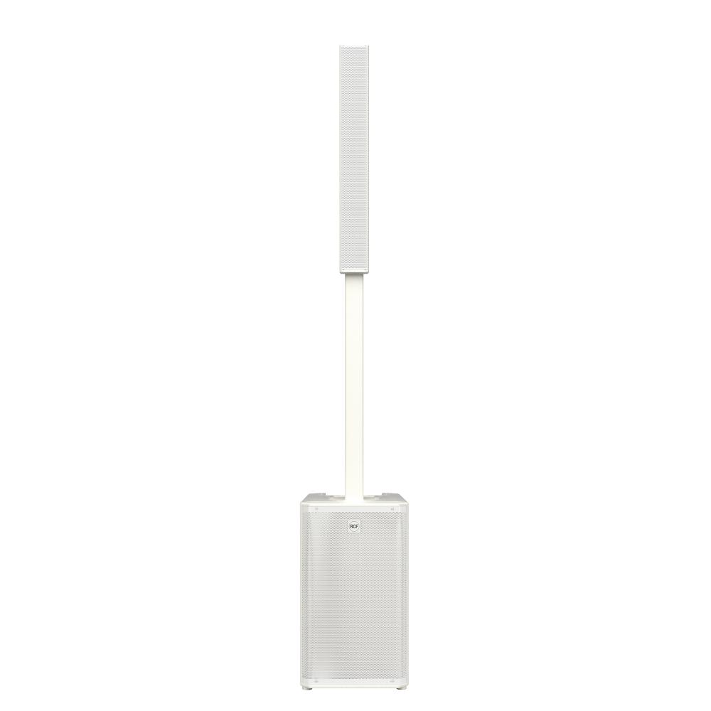 2x RCF White JMIX9 White Active 2100w 12" Three-way Column Array with 8 Channel Mixer BT - Image 3
