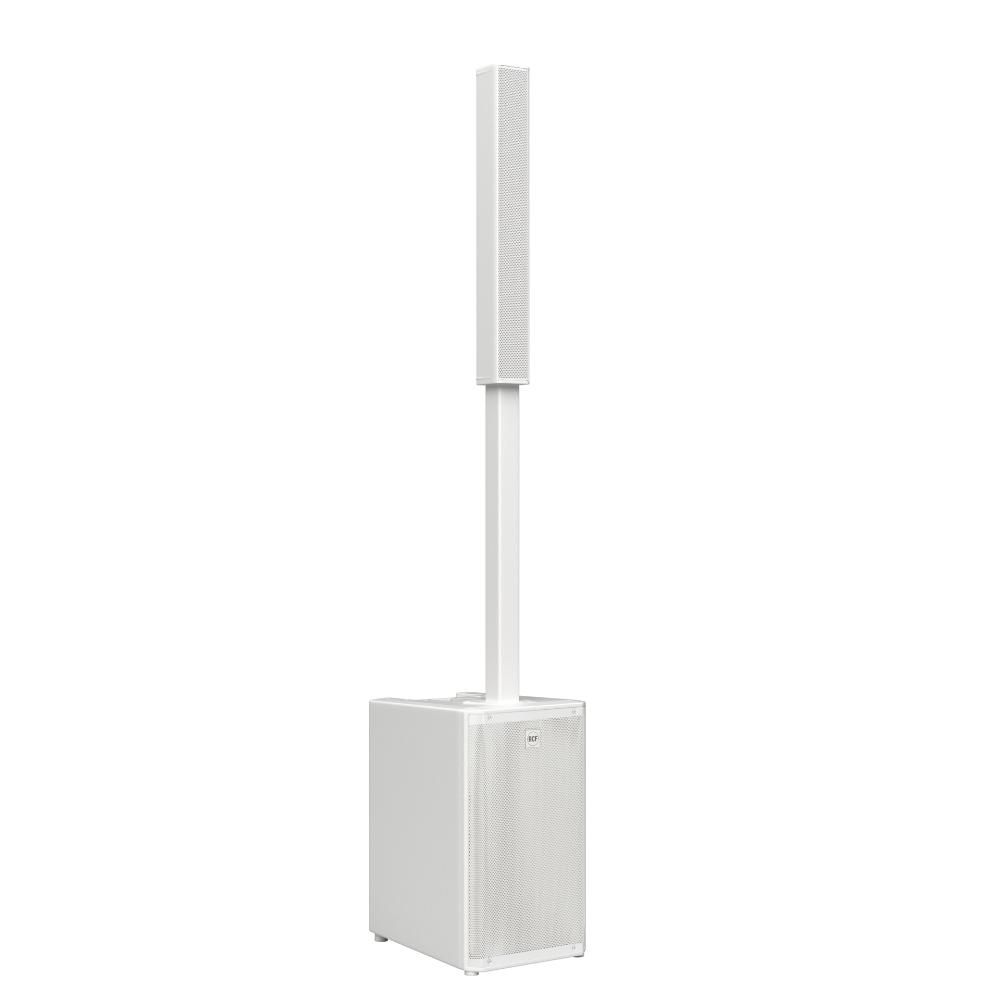 2x RCF White JMIX9 White Active 2100w 12" Three-way Column Array with 8 Channel Mixer BT - Image 4