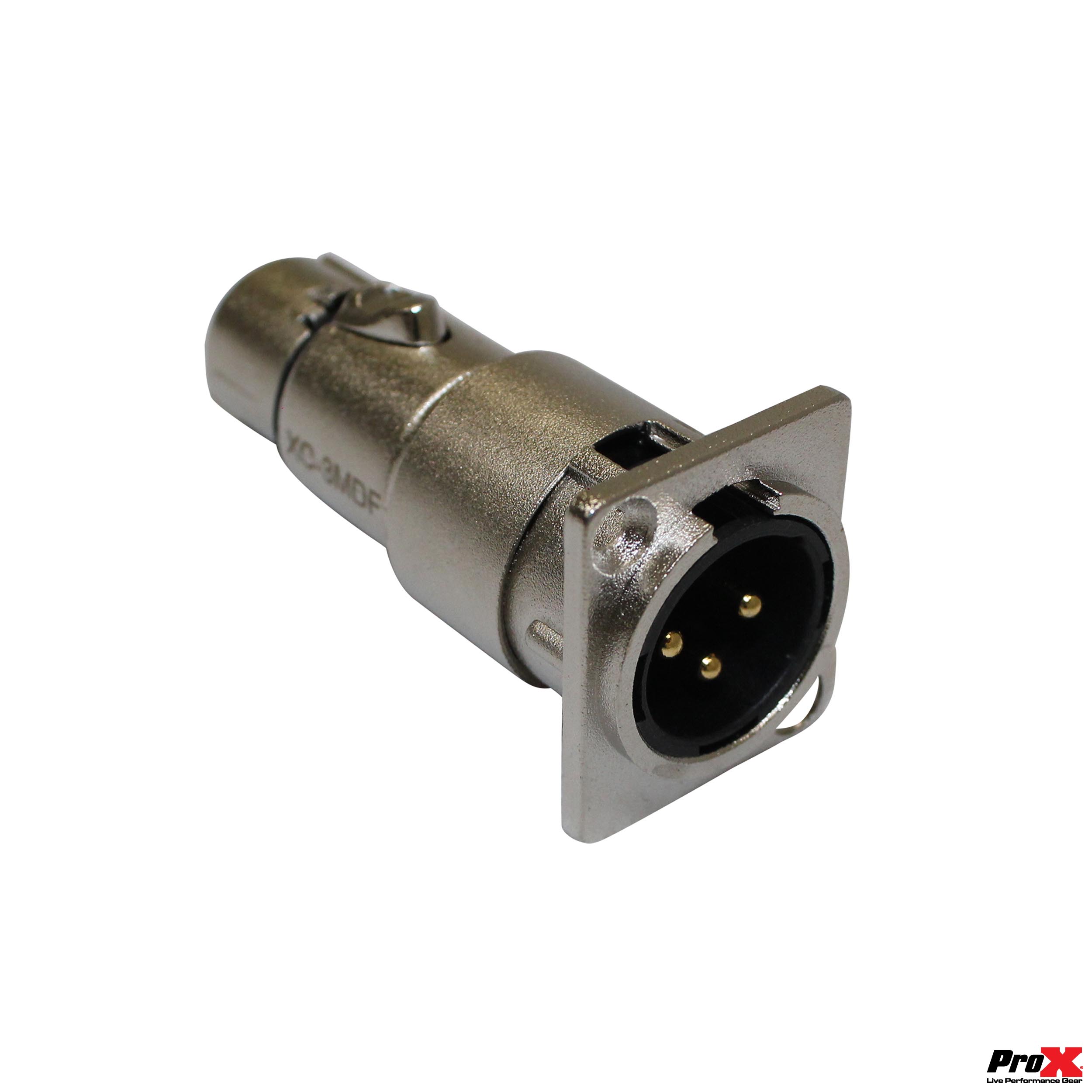 Pro X XLR Male To Female Adapter For Panel Mount - Image 2