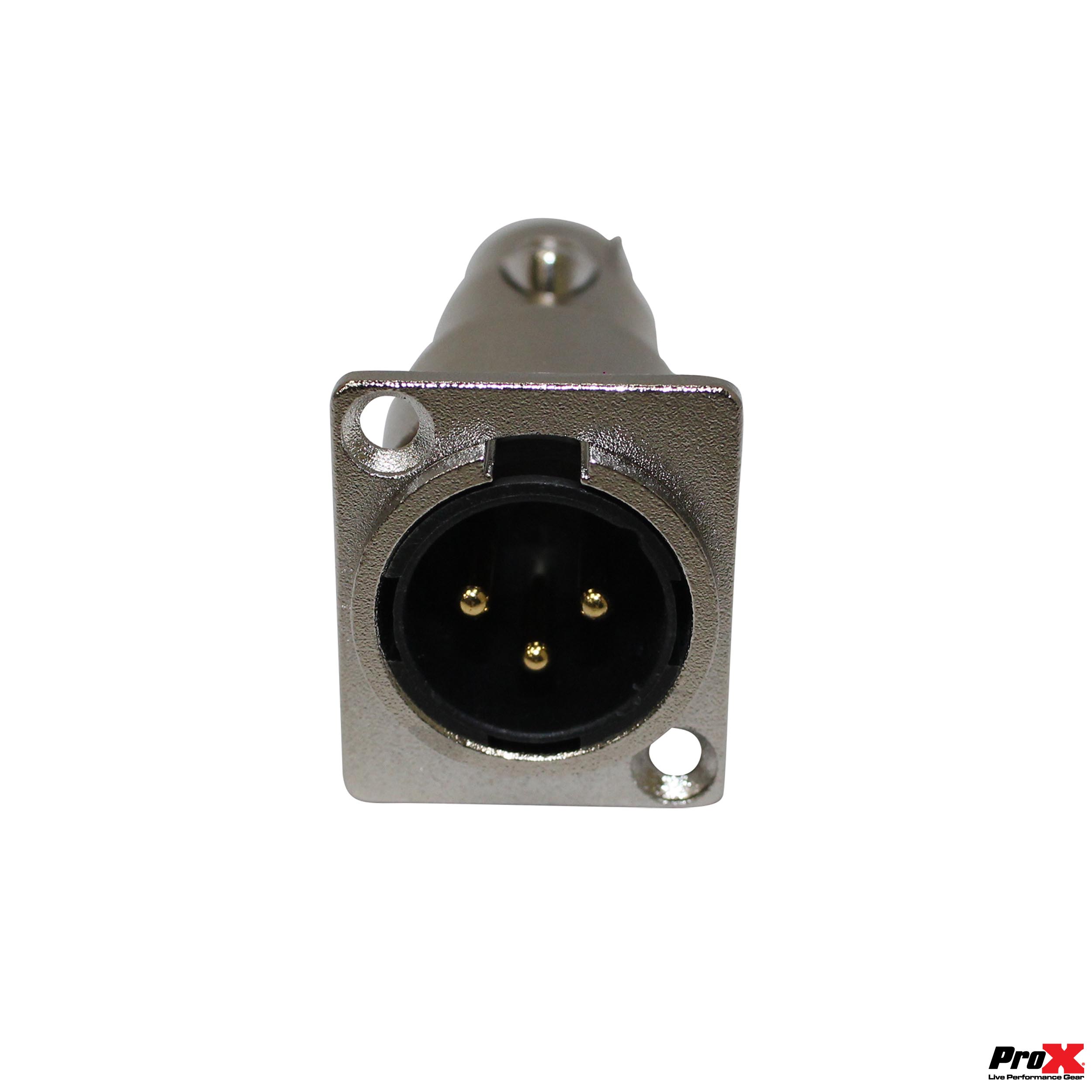 Pro X XLR Male To Female Adapter For Panel Mount - Image 4