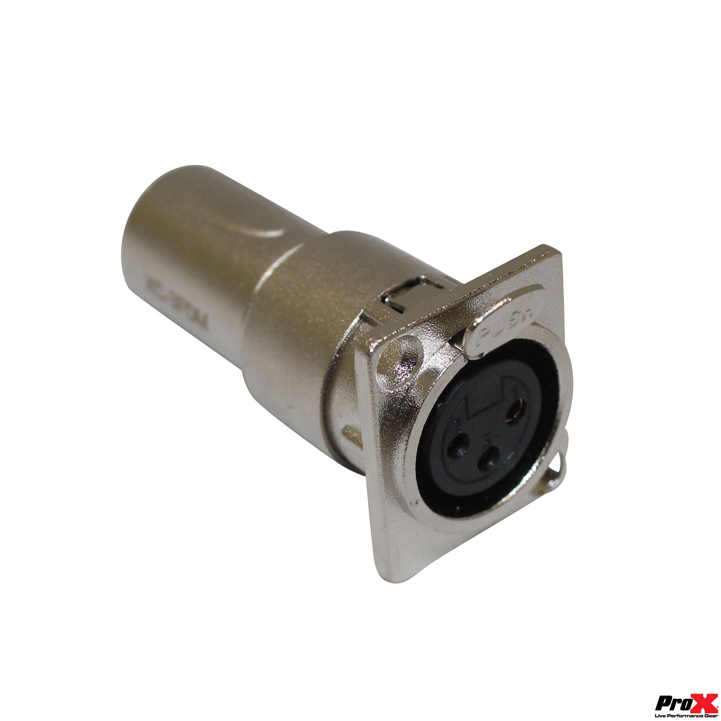 Pro X XLR Female To Male Adapter For Panel Mount