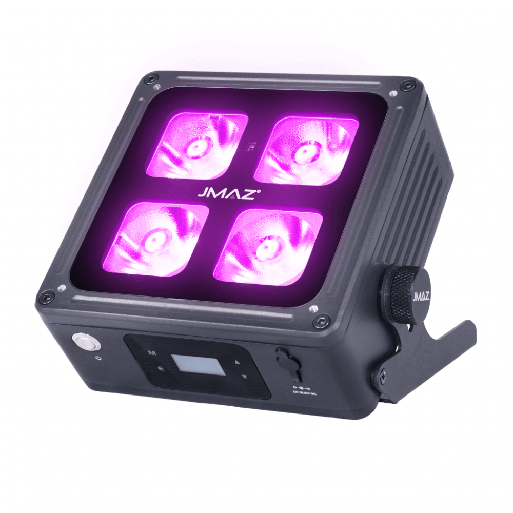 JMAZ MAD PAR 4IP 60W RGBWA+UV LED Battery Powered Outdoor Uplight