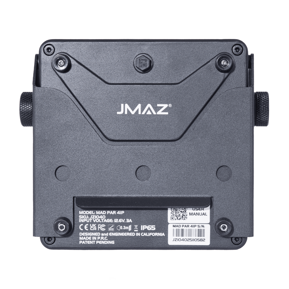 JMAZ MAD PAR 4IP 60W RGBWA+UV LED Battery Powered Outdoor Uplight - Image 5