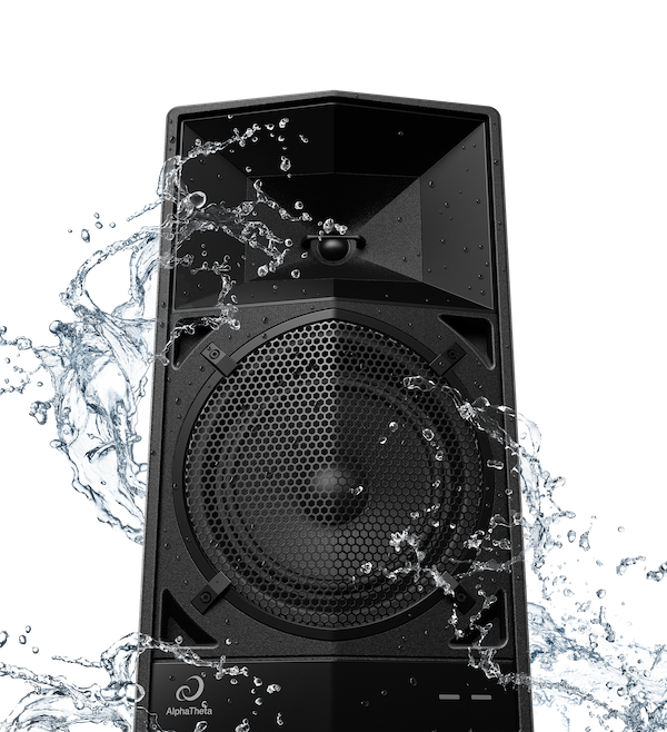 AlphaTheta WAVE-EIGHT Portable DJ Speaker + Cover + XLR - Image 4