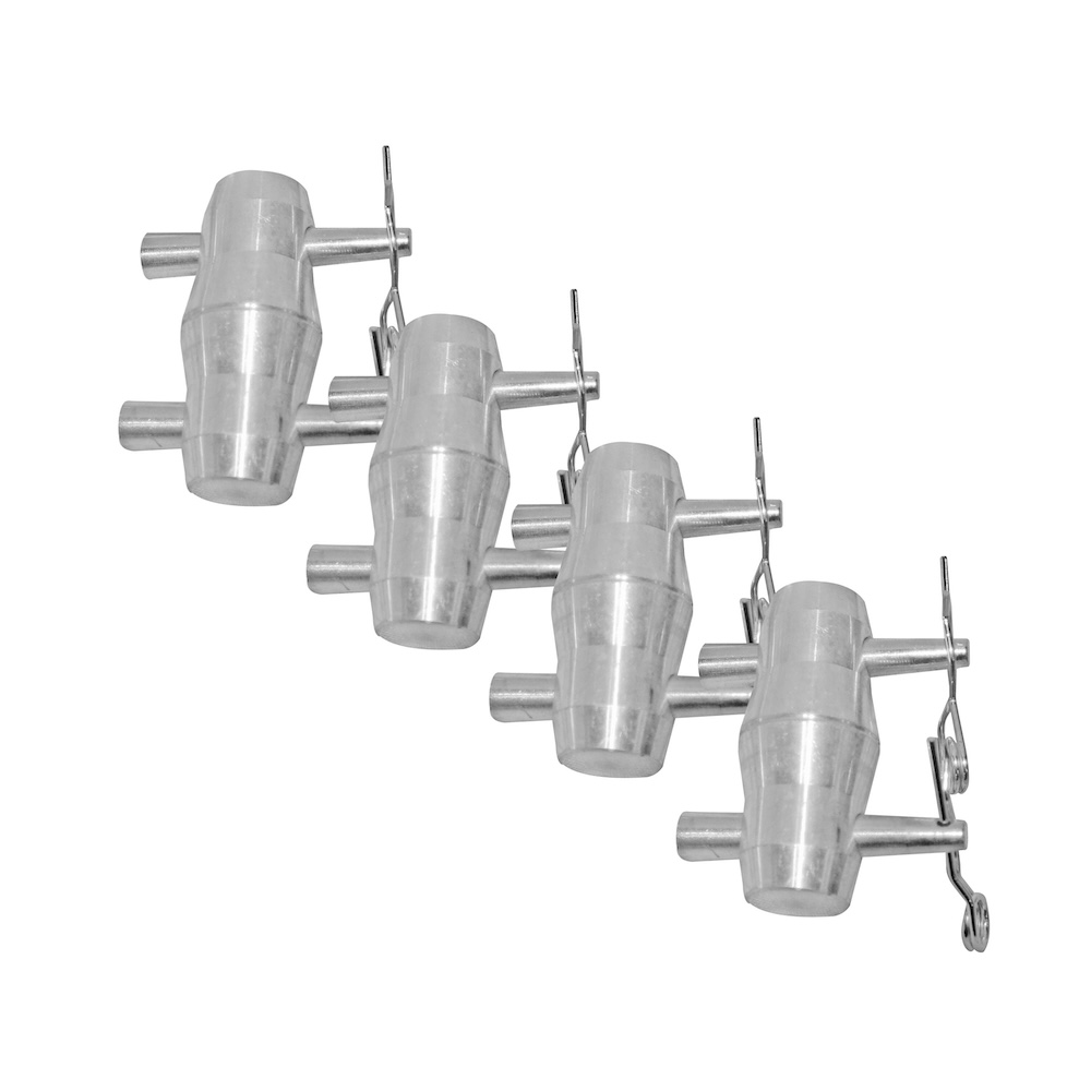 Pro X Set of (4) F34 Double Sided Conical Couplers with connectors and pins - Image 3