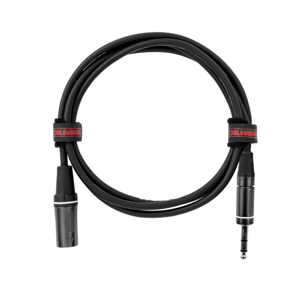 2x Gator Cableworks Composer Series 5 Foot XLR M to TRS Cable - Image 3