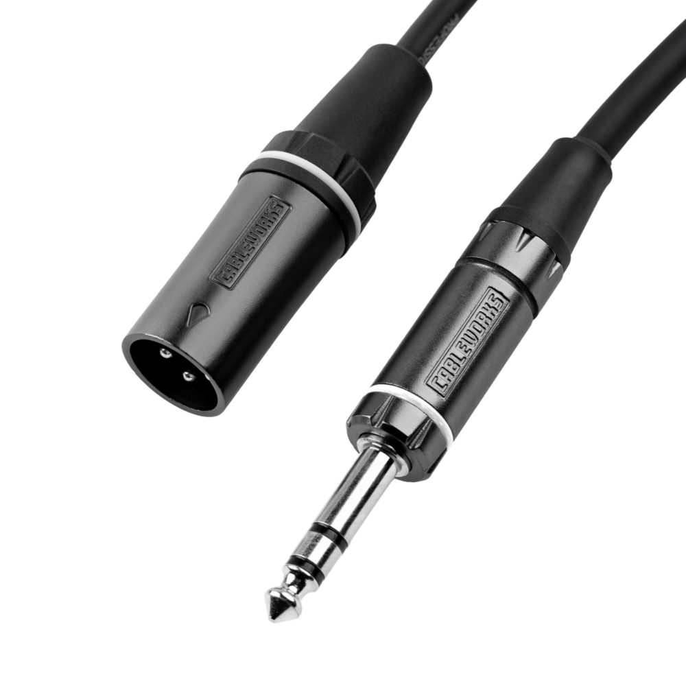 2x Gator Cableworks Composer Series 5 Foot XLR M to TRS Cable - Image 4