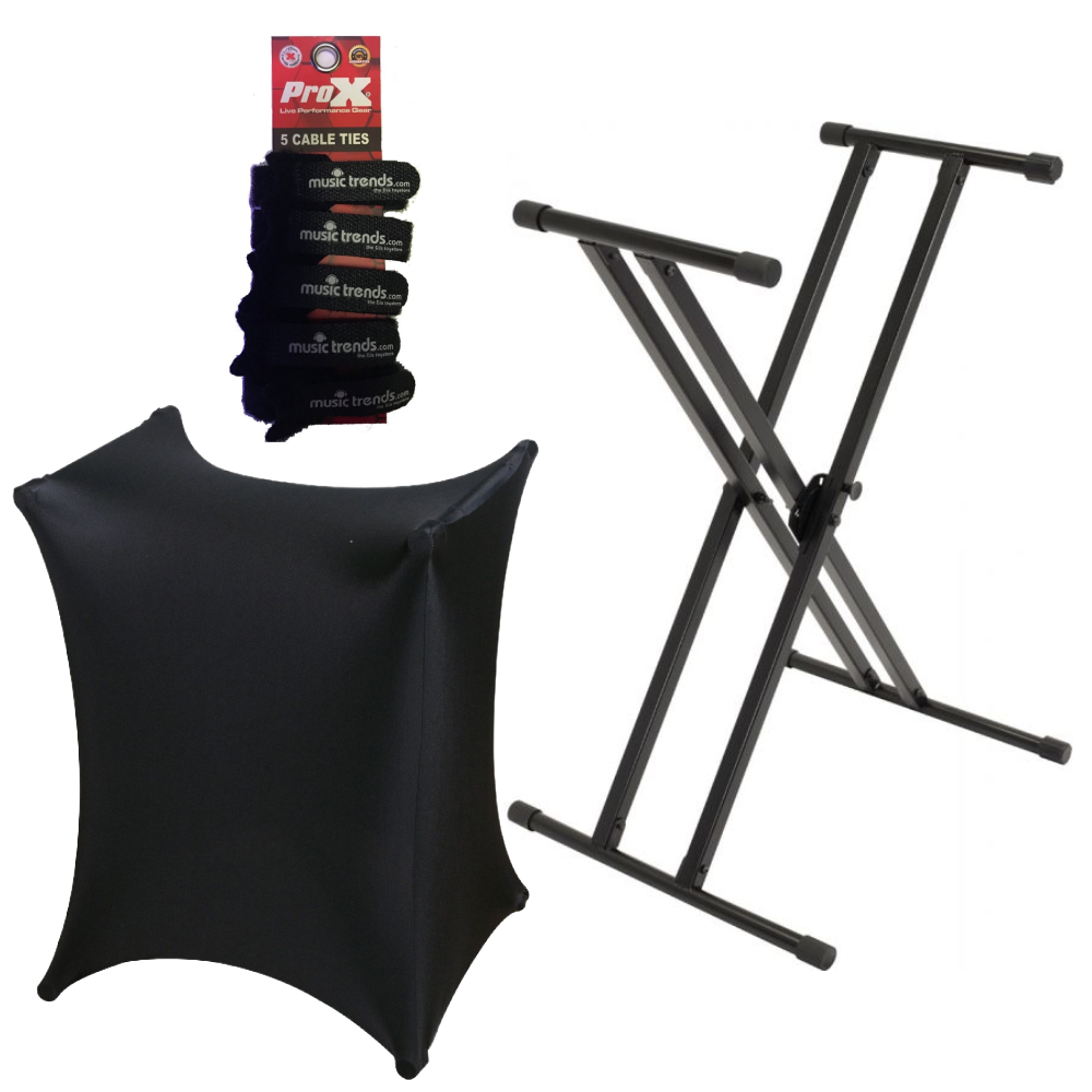 Ultimate Support IQ-X-2000 X-Style Keyboard Stand with Memory Lock System + Scrim