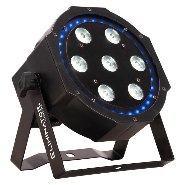 2x Eliminator Lighting LP 8R LED w32-LED RGB ring + Carry Bag - Image 2