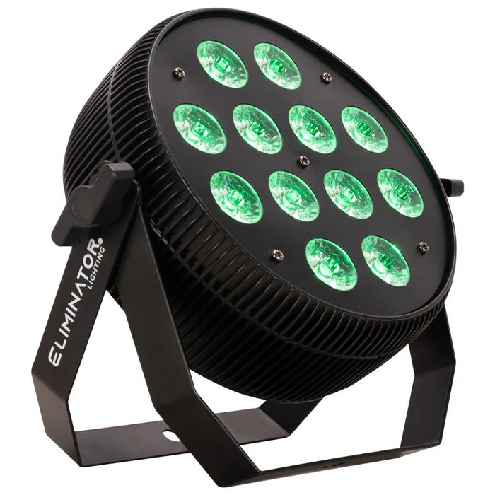2x Eliminator Lighting LP HEX 12 PLUS with 12 × 18W RGBWA+UV 6-in-1 LEDs + Carry Bag - Image 2