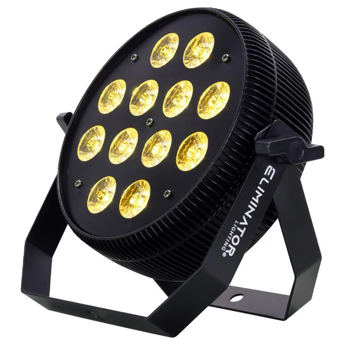 2x Eliminator Lighting LP HEX 12 PLUS with 12 × 18W RGBWA+UV 6-in-1 LEDs + Carry Bag + DMX Cable - Image 4